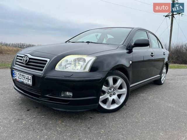 Черный Тойота Авенсис, объемом двигателя 2 л и пробегом 278 тыс. км за 6400 $, фото 1 на Automoto.ua