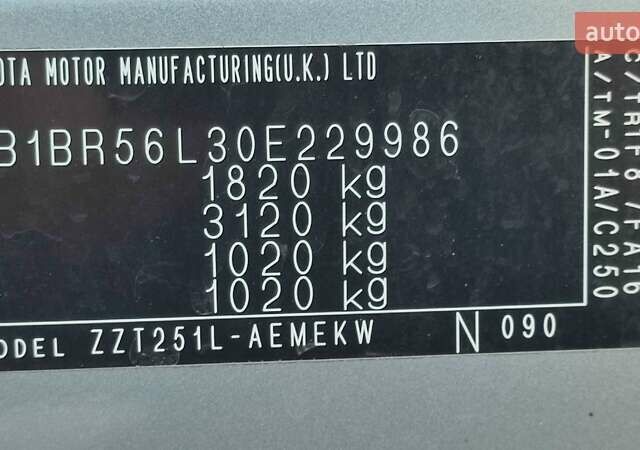 Сірий Тойота Авенсіс, об'ємом двигуна 1.8 л та пробігом 286 тис. км за 7000 $, фото 16 на Automoto.ua
