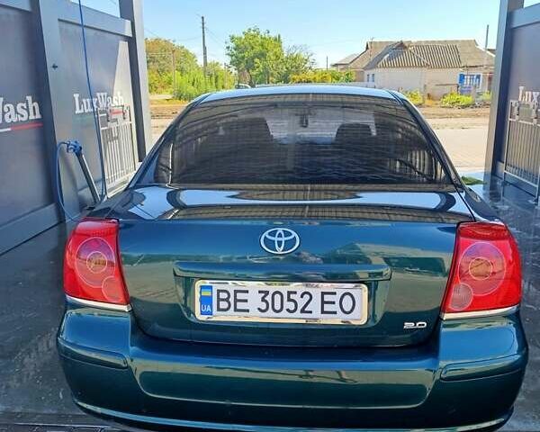 Зеленый Тойота Авенсис, объемом двигателя 2 л и пробегом 182 тыс. км за 6300 $, фото 1 на Automoto.ua