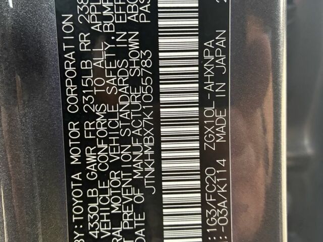 Серый Тойота C-HR, объемом двигателя 2 л и пробегом 58 тыс. км за 18000 $, фото 14 на Automoto.ua