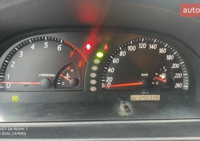 Черный Тойота Камри, объемом двигателя 2.4 л и пробегом 290 тыс. км за 7000 $, фото 2 на Automoto.ua