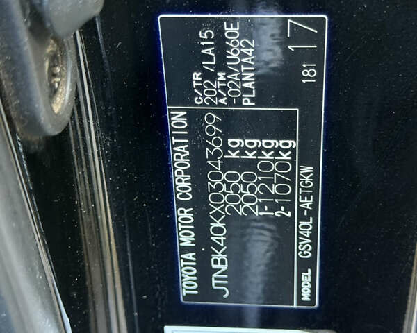 Чорний Тойота Камрі, об'ємом двигуна 3.46 л та пробігом 225 тис. км за 10300 $, фото 23 на Automoto.ua