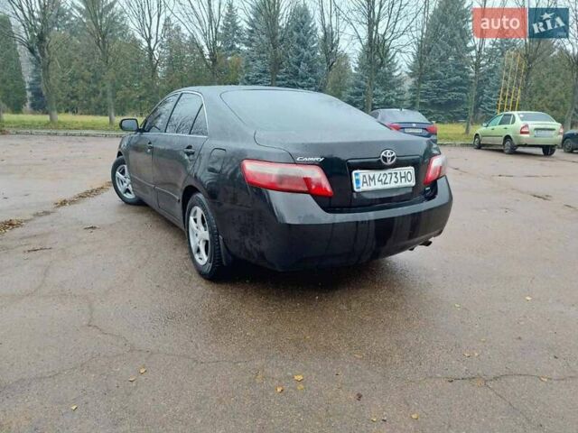 Черный Тойота Камри, объемом двигателя 2.4 л и пробегом 367 тыс. км за 7900 $, фото 4 на Automoto.ua
