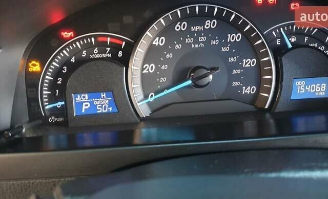 Черный Тойота Камри, объемом двигателя 2.5 л и пробегом 154 тыс. км за 9490 $, фото 51 на Automoto.ua