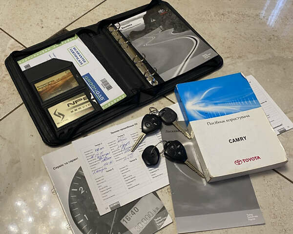 Черный Тойота Камри, объемом двигателя 2.5 л и пробегом 177 тыс. км за 14800 $, фото 70 на Automoto.ua