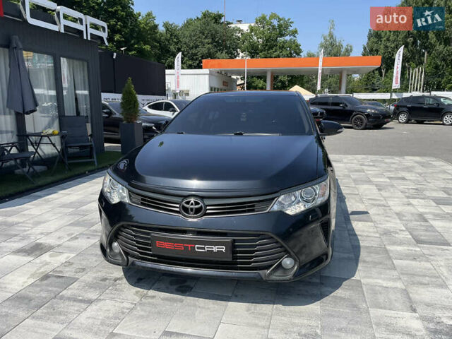 Черный Тойота Камри, объемом двигателя 2.5 л и пробегом 215 тыс. км за 16900 $, фото 6 на Automoto.ua