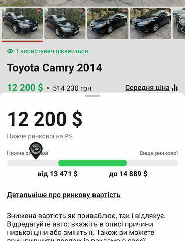 Черный Тойота Камри, объемом двигателя 2.5 л и пробегом 200 тыс. км за 12200 $, фото 25 на Automoto.ua