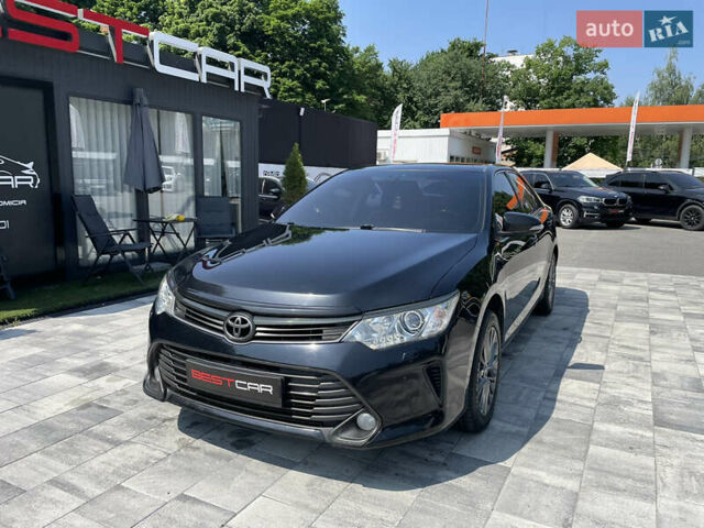 Черный Тойота Камри, объемом двигателя 2.5 л и пробегом 215 тыс. км за 16900 $, фото 4 на Automoto.ua