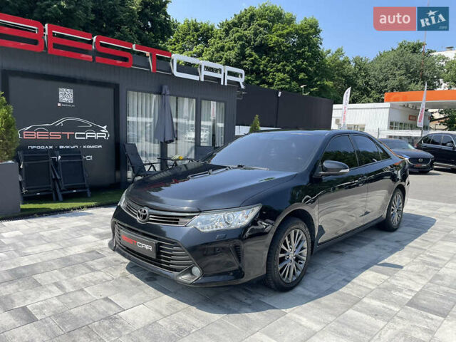 Черный Тойота Камри, объемом двигателя 2.5 л и пробегом 215 тыс. км за 16900 $, фото 2 на Automoto.ua