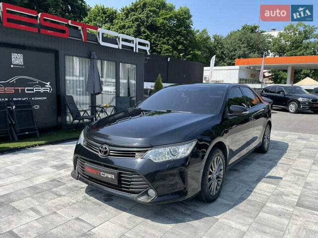 Черный Тойота Камри, объемом двигателя 2.5 л и пробегом 215 тыс. км за 16900 $, фото 3 на Automoto.ua
