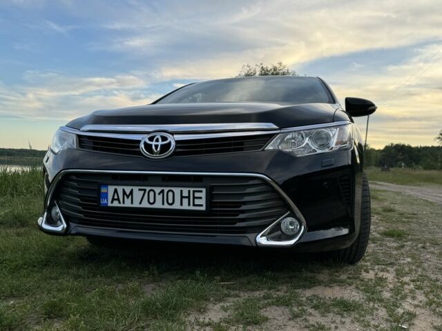 Черный Тойота Камри, объемом двигателя 2.5 л и пробегом 87 тыс. км за 20400 $, фото 1 на Automoto.ua
