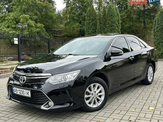 Черный Тойота Камри, объемом двигателя 2.49 л и пробегом 133 тыс. км за 16000 $, фото 1 на Automoto.ua