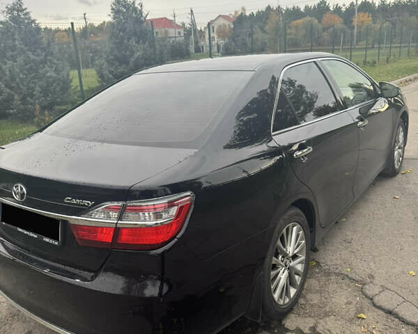 Тойота Камри 2016 в Днепре (Днепропетровске) на Automoto.ua Черный Тойота Камри, объемом двигателя 2.49 л и пробегом 127 тыс. км за 21300 $, фото 3 на Automoto.ua
