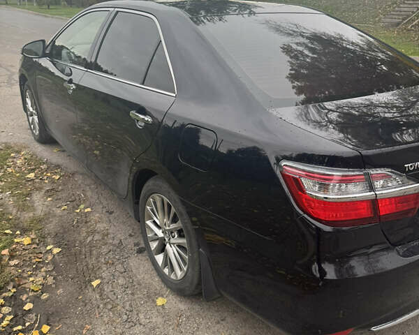 Тойота Камри 2016 в Днепре (Днепропетровске) на Automoto.ua Черный Тойота Камри, объемом двигателя 2.49 л и пробегом 127 тыс. км за 21300 $, фото 5 на Automoto.ua