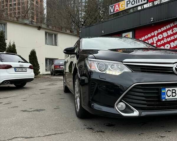 Черный Тойота Камри, объемом двигателя 2.49 л и пробегом 195 тыс. км за 19000 $, фото 2 на Automoto.ua