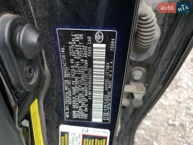 Тойота Камри 2017 в Кропивницком (Кировограде) на Automoto.ua Черный Тойота Камри, объемом двигателя 2.49 л и пробегом 156 тыс. км за 2600 $, фото 11 на Automoto.ua