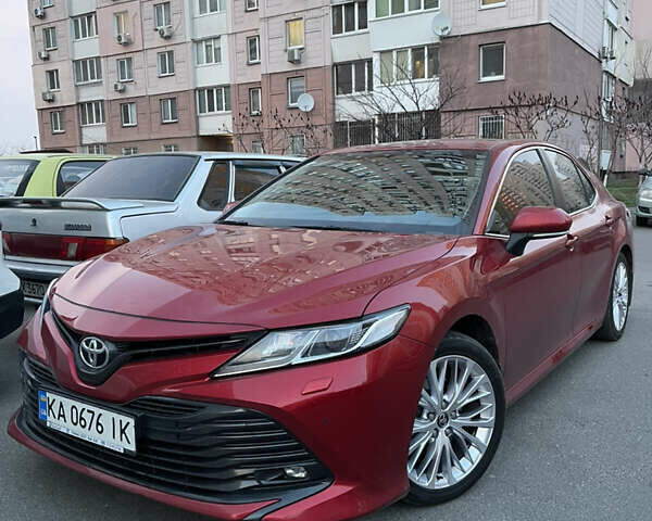 Красный Тойота Камри, объемом двигателя 2.49 л и пробегом 77 тыс. км за 23700 $, фото 6 на Automoto.ua