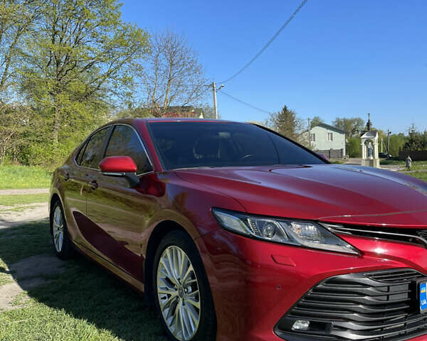 Красный Тойота Камри, объемом двигателя 2.49 л и пробегом 77 тыс. км за 23700 $, фото 17 на Automoto.ua