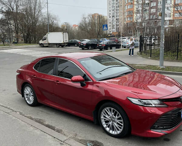Красный Тойота Камри, объемом двигателя 2.49 л и пробегом 77 тыс. км за 23700 $, фото 5 на Automoto.ua