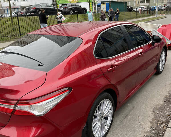 Красный Тойота Камри, объемом двигателя 2.49 л и пробегом 77 тыс. км за 23700 $, фото 12 на Automoto.ua