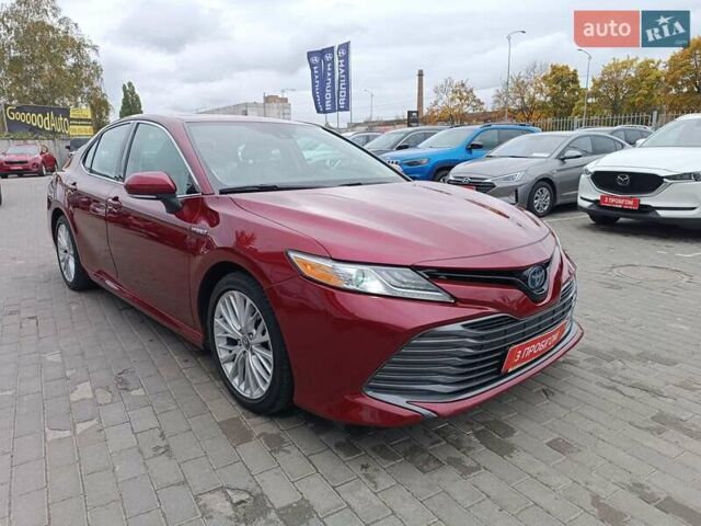 Красный Тойота Камри, объемом двигателя 2.49 л и пробегом 60 тыс. км за 24500 $, фото 1 на Automoto.ua