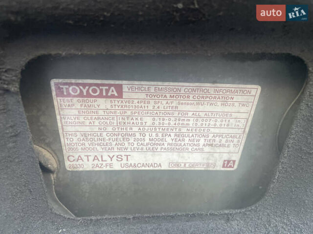 Серый Тойота Камри, объемом двигателя 2.4 л и пробегом 469 тыс. км за 6200 $, фото 33 на Automoto.ua