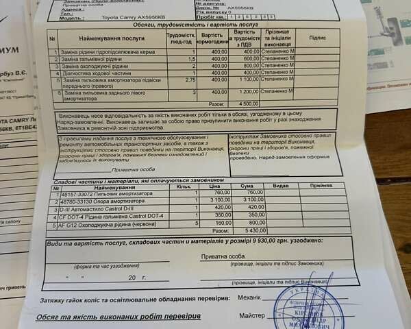 Сірий Тойота Камрі, об'ємом двигуна 2.36 л та пробігом 121 тис. км за 10500 $, фото 18 на Automoto.ua