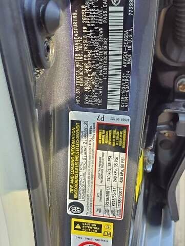 Серый Тойота Камри, объемом двигателя 2.49 л и пробегом 229 тыс. км за 12800 $, фото 37 на Automoto.ua