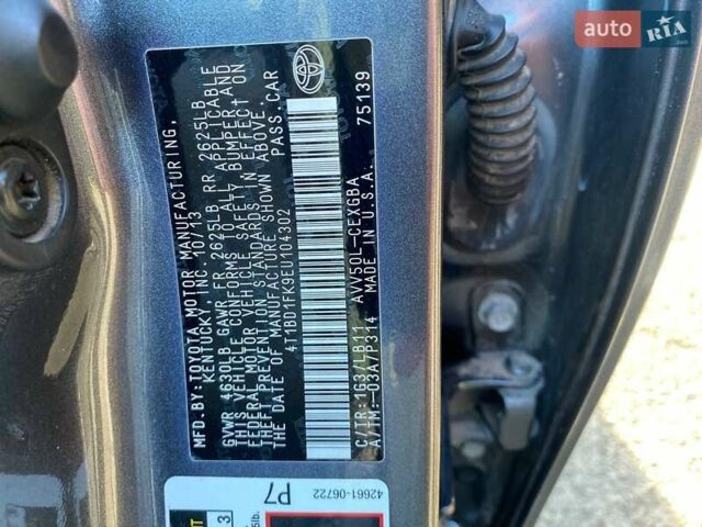Сірий Тойота Камрі, об'ємом двигуна 2.49 л та пробігом 135 тис. км за 14900 $, фото 26 на Automoto.ua