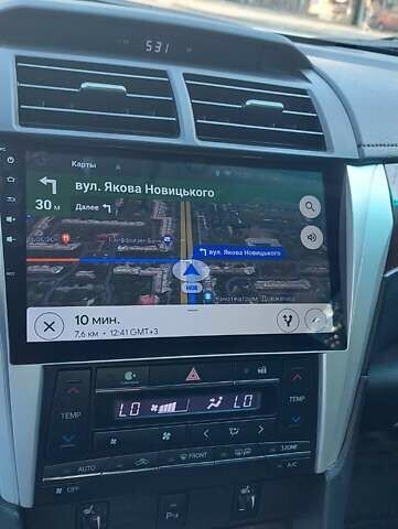 Серый Тойота Камри, объемом двигателя 2.5 л и пробегом 105 тыс. км за 21800 $, фото 1 на Automoto.ua