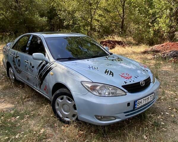 Синий Тойота Камри, объемом двигателя 3 л и пробегом 225 тыс. км за 5000 $, фото 2 на Automoto.ua