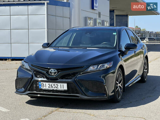 Синий Тойота Камри, объемом двигателя 2.49 л и пробегом 90 тыс. км за 24999 $, фото 2 на Automoto.ua