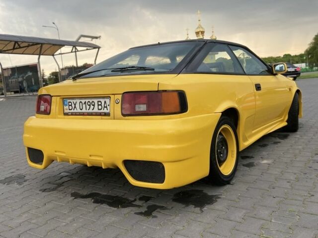 Желтый Тойота Селика, объемом двигателя 0.15 л и пробегом 300 тыс. км за 1600 $, фото 4 на Automoto.ua