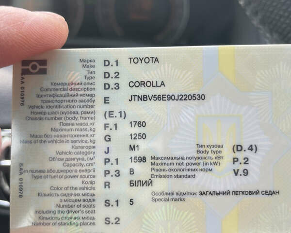 Білий Тойота Королла, об'ємом двигуна 1.6 л та пробігом 141 тис. км за 9800 $, фото 28 на Automoto.ua