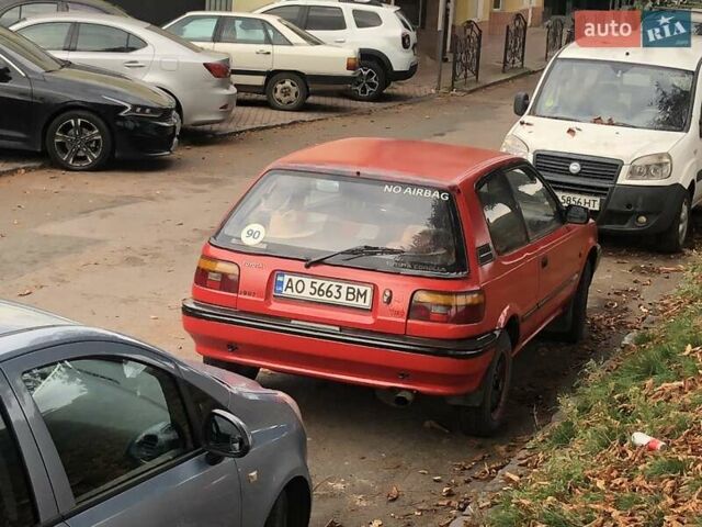 Красный Тойота Королла, объемом двигателя 1.28 л и пробегом 340 тыс. км за 1700 $, фото 3 на Automoto.ua