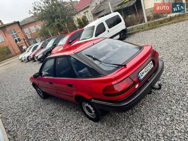 Красный Тойота Королла, объемом двигателя 1.3 л и пробегом 270 тыс. км за 1500 $, фото 3 на Automoto.ua