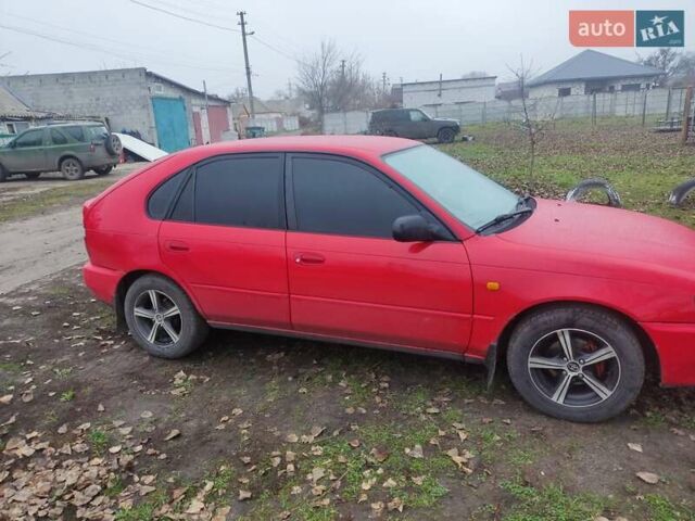 Красный Тойота Королла, объемом двигателя 1.3 л и пробегом 270 тыс. км за 3000 $, фото 1 на Automoto.ua