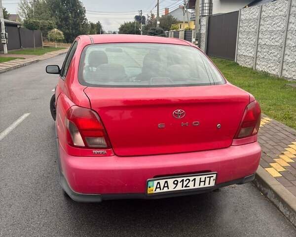 Тойота Эхо 2001 в Киеве на Automoto.ua Красный Тойота Эхо, объемом двигателя 1.5 л и пробегом 176 тыс. км за 3200 $, фото 1 на Automoto.ua