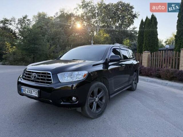 Тойота Хайлендер 2008 в Днепре (Днепропетровске) на Automoto.ua Черный Тойота Хайлендер, объемом двигателя 3.46 л и пробегом 240 тыс. км за 11000 $, фото 3 на Automoto.ua