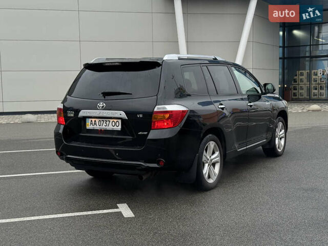 Черный Тойота Хайлендер, объемом двигателя 3.5 л и пробегом 257 тыс. км за 11990 $, фото 3 на Automoto.ua