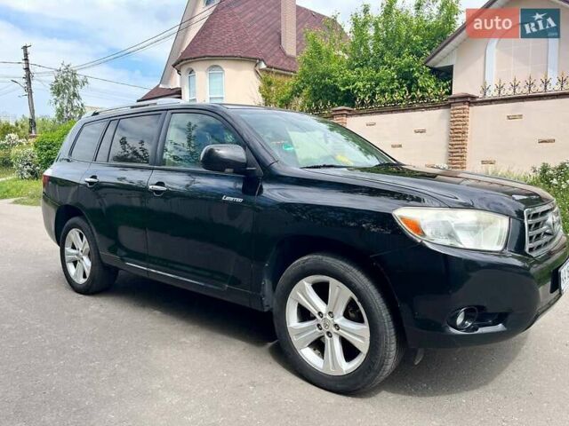 Черный Тойота Хайлендер, объемом двигателя 3.46 л и пробегом 253 тыс. км за 12900 $, фото 3 на Automoto.ua