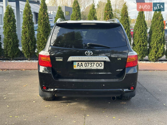 Тойота Хайлендер 2008 в Киеве на Automoto.ua Черный Тойота Хайлендер, объемом двигателя 3.5 л и пробегом 257 тыс. км за 13990 $, фото 4 на Automoto.ua