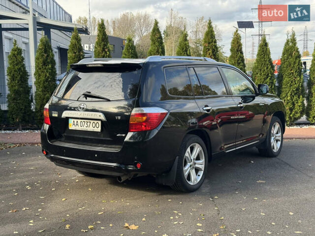 Тойота Хайлендер 2008 в Киеве на Automoto.ua Черный Тойота Хайлендер, объемом двигателя 3.5 л и пробегом 257 тыс. км за 13990 $, фото 3 на Automoto.ua
