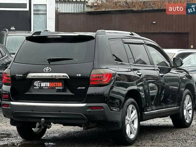 Черный Тойота Хайлендер, объемом двигателя 3.46 л и пробегом 198 тыс. км за 18500 $, фото 9 на Automoto.ua