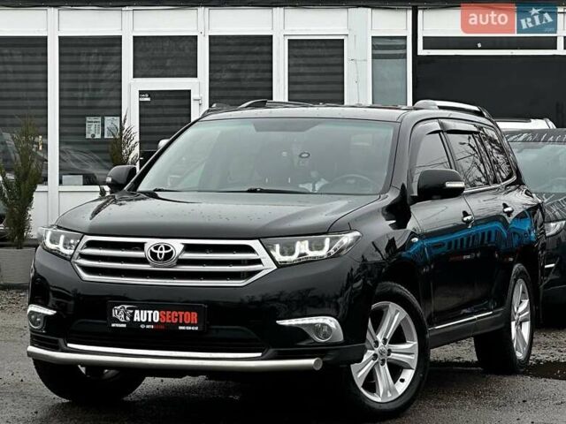 Черный Тойота Хайлендер, объемом двигателя 3.46 л и пробегом 198 тыс. км за 18500 $, фото 1 на Automoto.ua