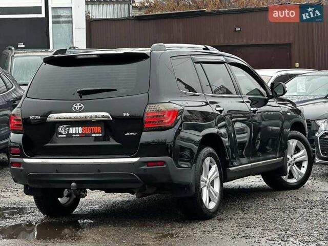 Черный Тойота Хайлендер, объемом двигателя 3.46 л и пробегом 198 тыс. км за 18500 $, фото 10 на Automoto.ua