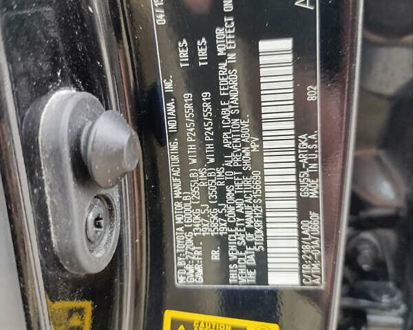 Черный Тойота Хайлендер, объемом двигателя 3.55 л и пробегом 122 тыс. км за 24000 $, фото 6 на Automoto.ua