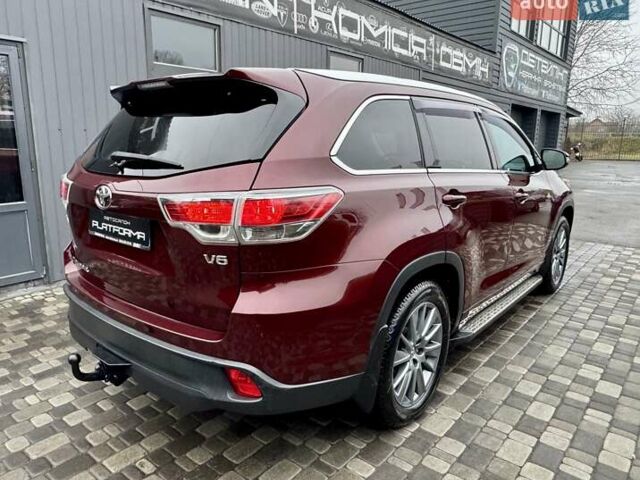 Красный Тойота Хайлендер, объемом двигателя 3.5 л и пробегом 205 тыс. км за 21900 $, фото 61 на Automoto.ua