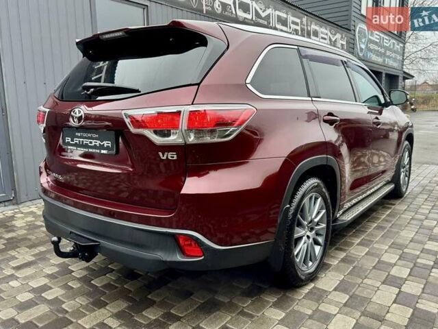 Красный Тойота Хайлендер, объемом двигателя 3.5 л и пробегом 205 тыс. км за 21900 $, фото 8 на Automoto.ua