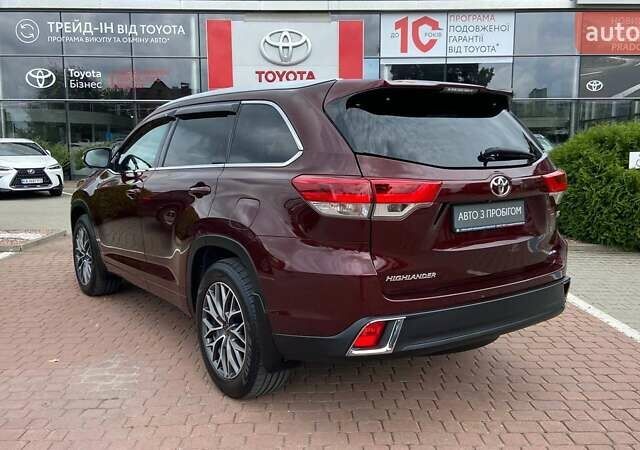 Червоний Тойота Хайлендер, об'ємом двигуна 3.46 л та пробігом 92 тис. км за 36300 $, фото 1 на Automoto.ua